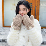 Cozy Soft Ladies Teddy Mittens - Mila | Warm & Stylish Winter Accessories