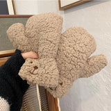 Cozy Soft Ladies Teddy Mittens - Mila | Warm & Stylish Winter Accessories