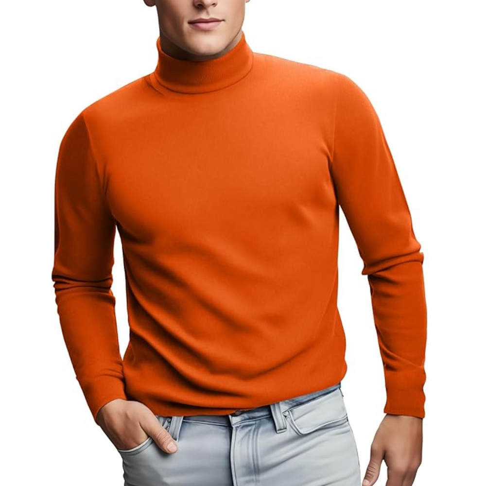 Men's Lucas Soft Thermal Roll Neck Baselayer - Ultimate Comfort & Warmth