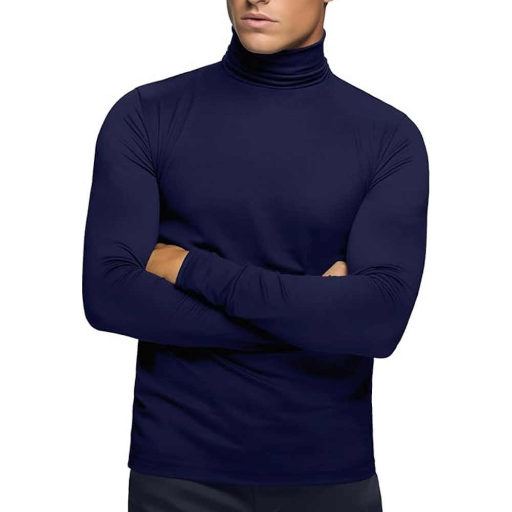 Men's Lucas Soft Thermal Roll Neck Baselayer - Ultimate Comfort & Warmth