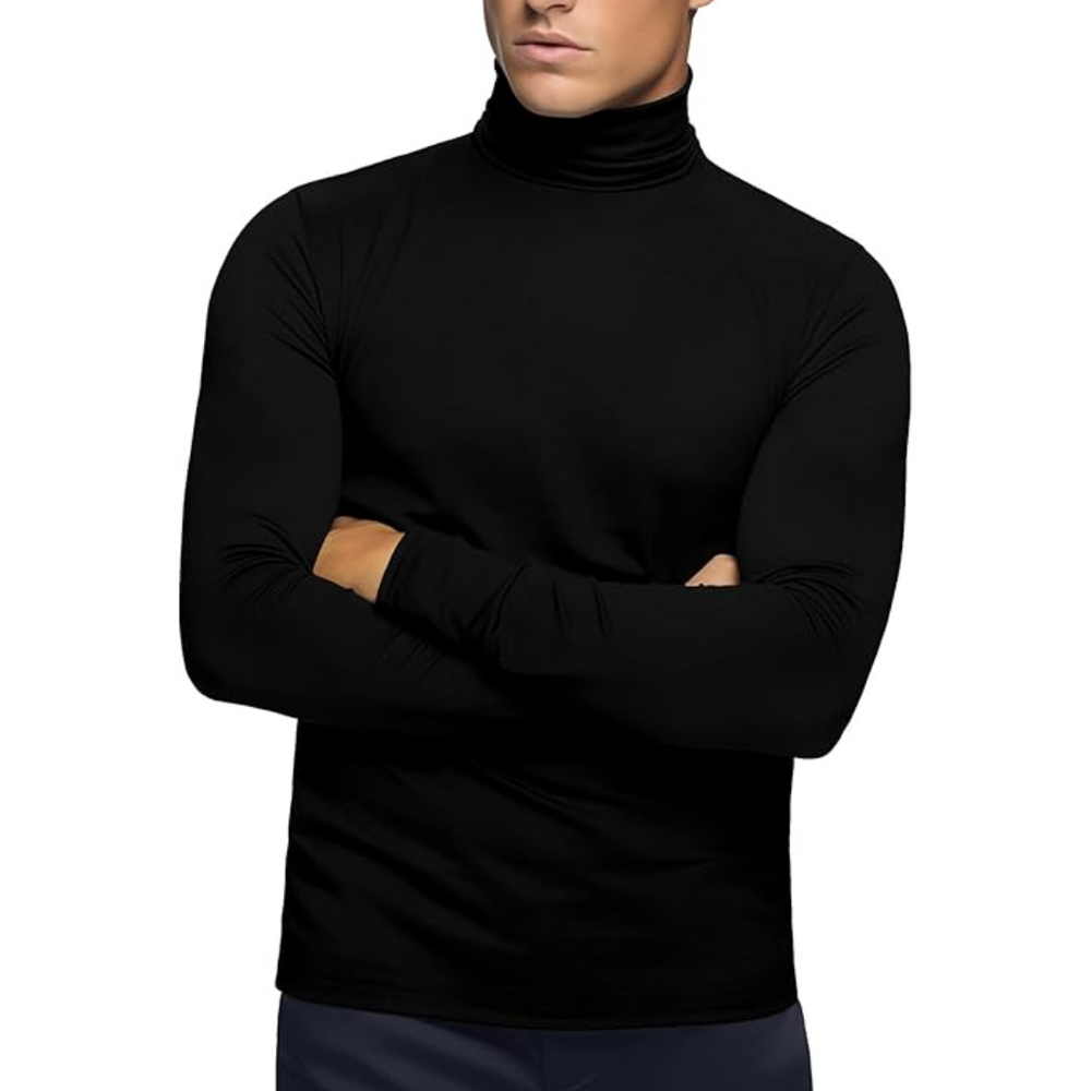 Men's Lucas Soft Thermal Roll Neck Baselayer - Ultimate Comfort & Warmth