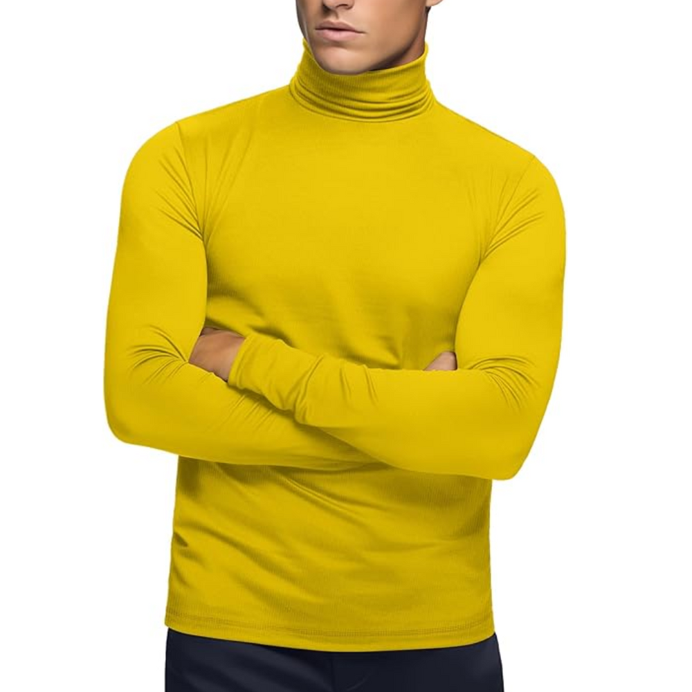 Men's Lucas Soft Thermal Roll Neck Baselayer - Ultimate Comfort & Warmth