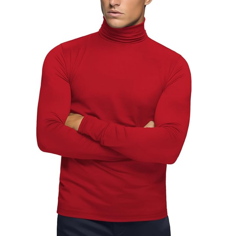 Men's Lucas Soft Thermal Roll Neck Baselayer - Ultimate Comfort & Warmth