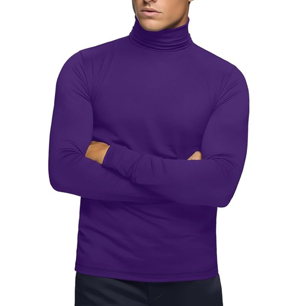 Men's Lucas Soft Thermal Roll Neck Baselayer - Ultimate Comfort & Warmth