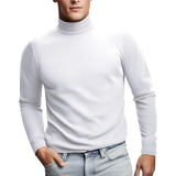 Men's Lucas Soft Thermal Roll Neck Baselayer - Ultimate Comfort & Warmth
