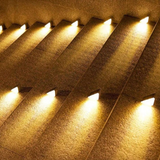 SolarStep Solar Energy Stair Lighting - Eco-Friendly, Motion Sensor LED Lights for Safe Outdoor Steps & Pathways