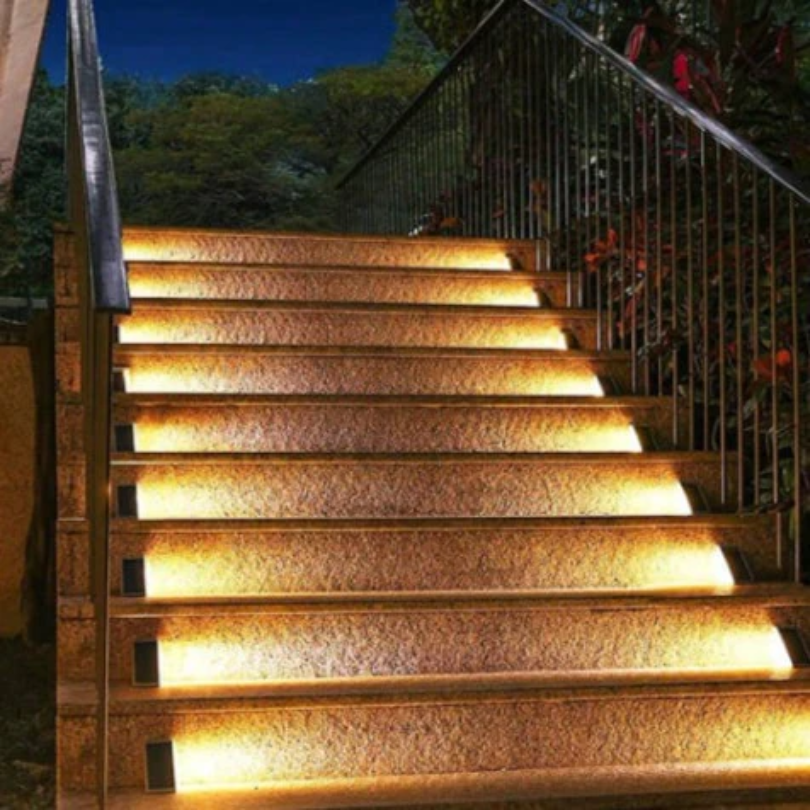 SolarStep Solar Energy Stair Lighting - Eco-Friendly, Motion Sensor LED Lights for Safe Outdoor Steps & Pathways