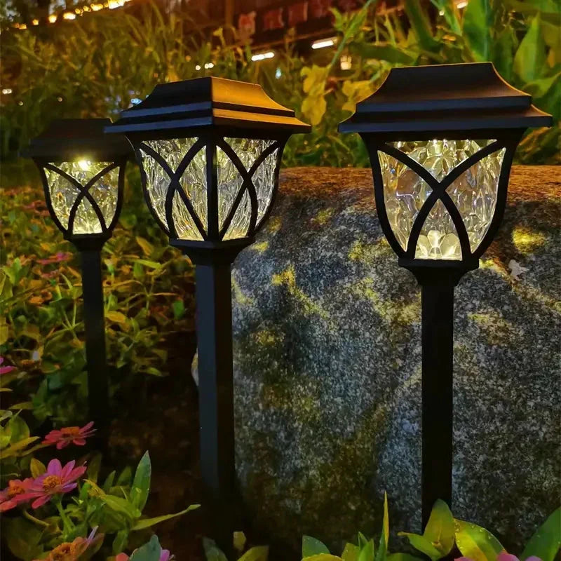 Solar Garden Lights - LunaGlow Natural Enchantment for Outdoor Ambiance