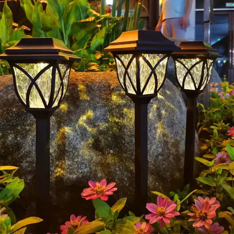 Solar Garden Lights - LunaGlow Natural Enchantment for Outdoor Ambiance