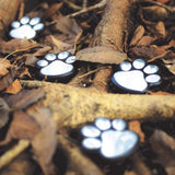 Solar Lights Paw Print Outdoor Waterproof Garden Path Decor