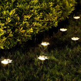 Solar Lights Paw Print Outdoor Waterproof Garden Path Decor