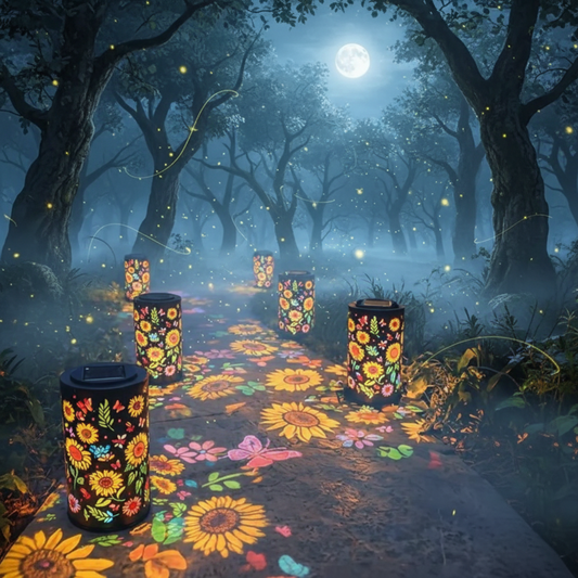 Solar Powered Lantern – Decorative Garden Light & USB-C Rechargeable