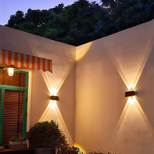 Solar Outdoor Wall Light – LED, Waterproof & Dual Lighting Modes