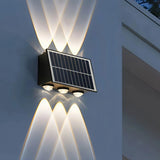 Solar Powered Outdoor Lighting Wall Garden Accent