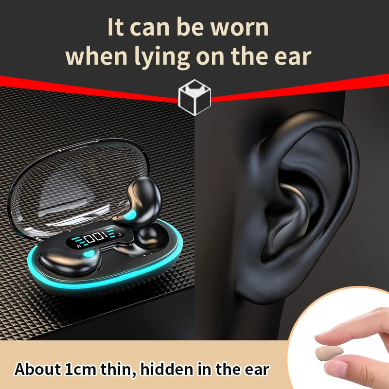 Enhanced Product Title: **SoundBeats Ultra-Thin Wireless Sleep Earbuds - Comfortable Noise-Canceling Design for Restful Sleep**
