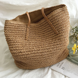 TerraWoven Spacious Handbag with Durable Shoulder Strap - Stylish & Versatile Tote for Everyday Use