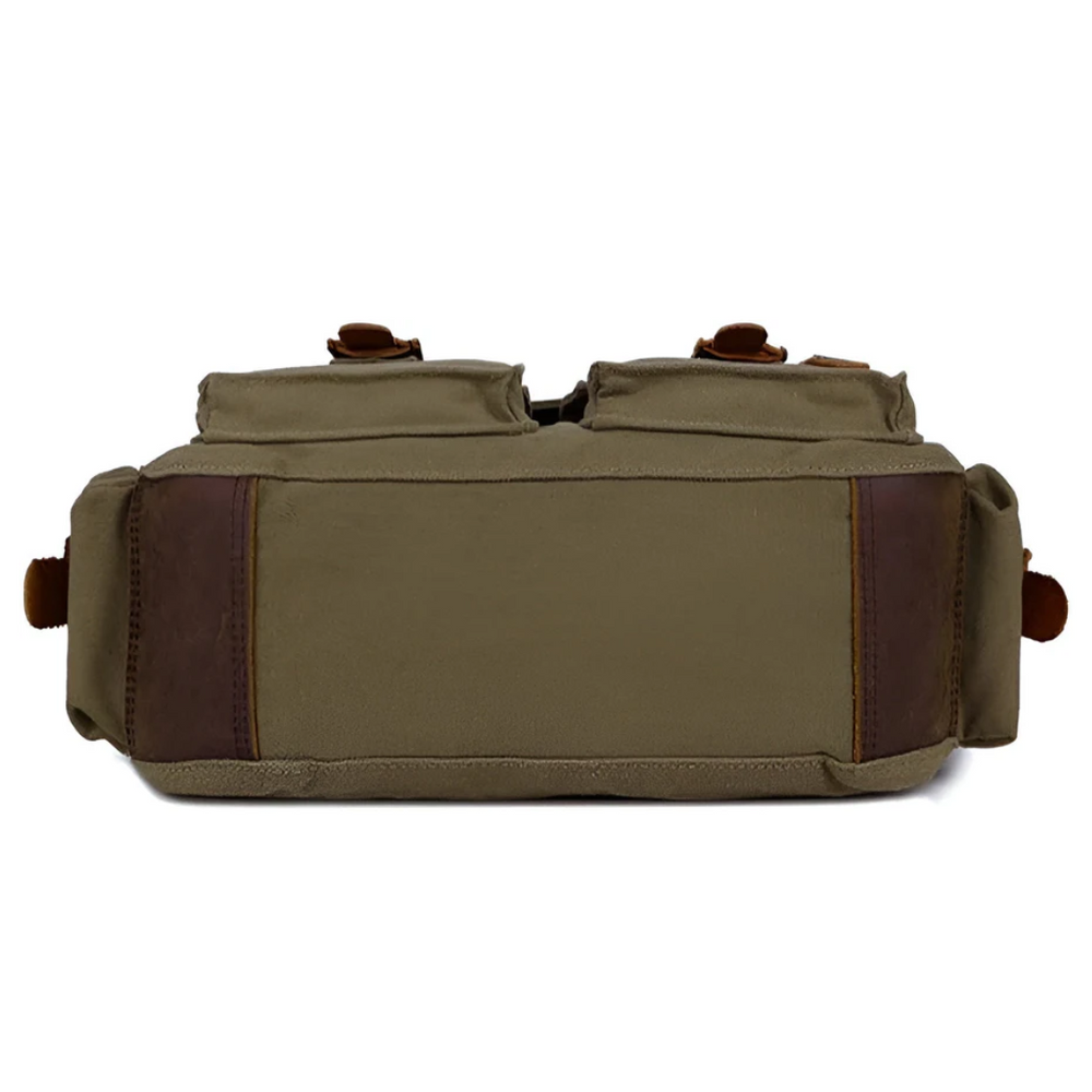 UrbanTrail Spacious Men's Canvas Crossbody Bag - Stylish & Functional Travel Accessory