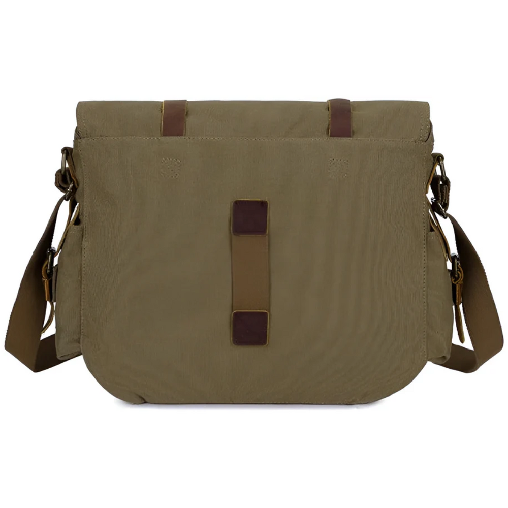 UrbanTrail Spacious Men's Canvas Crossbody Bag - Stylish & Functional Travel Accessory