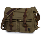 UrbanTrail Spacious Men's Canvas Crossbody Bag - Stylish & Functional Travel Accessory