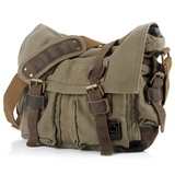 UrbanTrail Spacious Men's Canvas Crossbody Bag - Stylish & Functional Travel Accessory