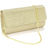 Ramona Sparkle Clutch - Elegant Evening Bag with Glitter Finish for Parties & Special Occasions