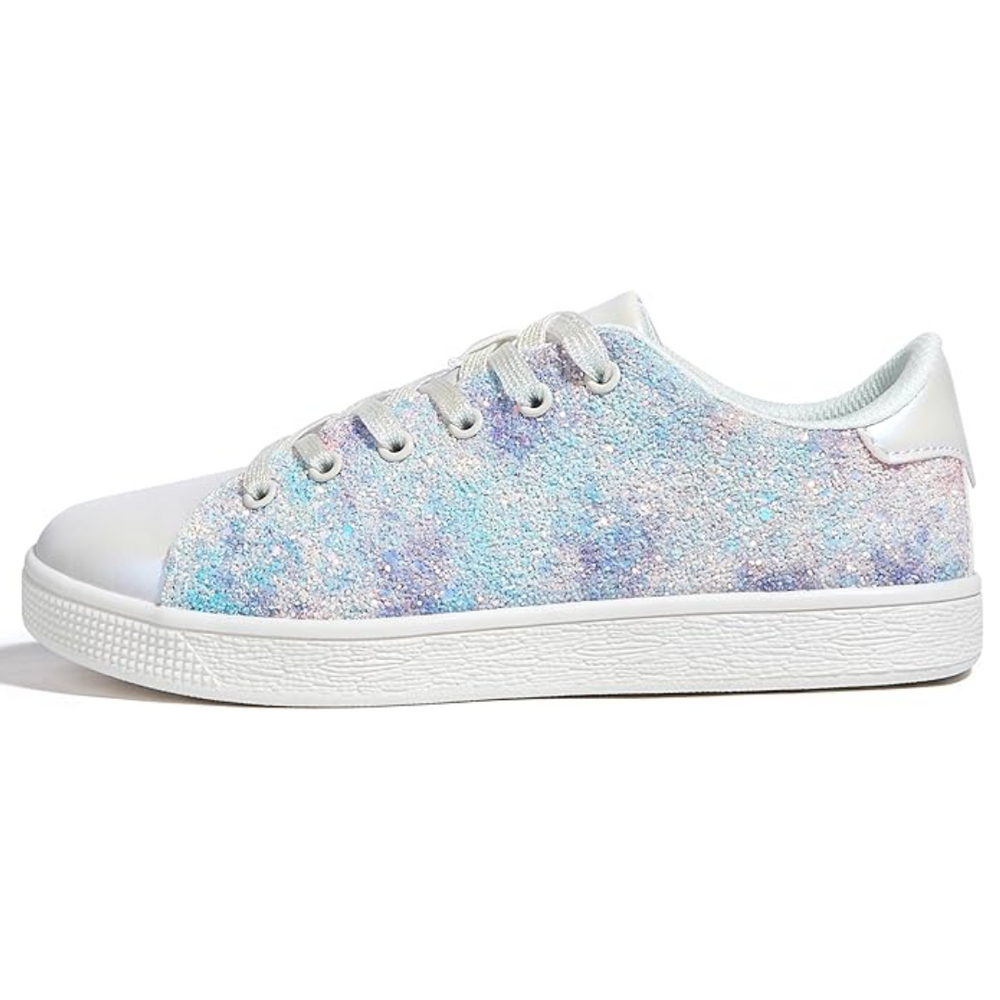 Xenia Sparkling Lace-Up Fashion Sneakers for Women - Stylish & Comfortable Ladies' Footwear
