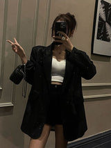 Sparkling Sequin Blazer - Celeste