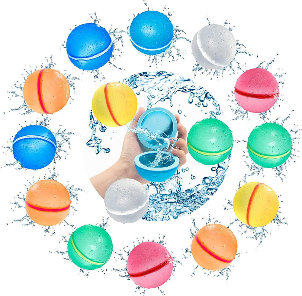 Reusable Magnetic Water Balloons – Soft Silicone, Self-Sealing & Kids Summer Fun