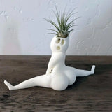 Ghost-Shaped Halloween Resin Air Plant Planter