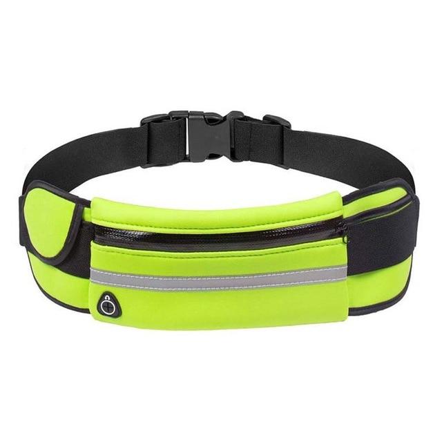 Lightweight Waterproof Fitness Waist Pack - Adjustable Running Belt for Active Lifestyle, Ideal for Jogging, Hiking, and Outdoor Activities