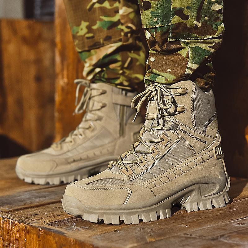 Waterproof Tactical Work Boots with Anti-Puncture Protection – TrailForce Tactical
