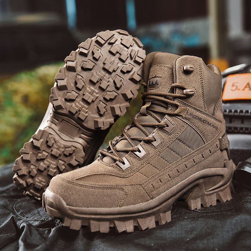 Waterproof Tactical Work Boots with Anti-Puncture Protection – TrailForce Tactical