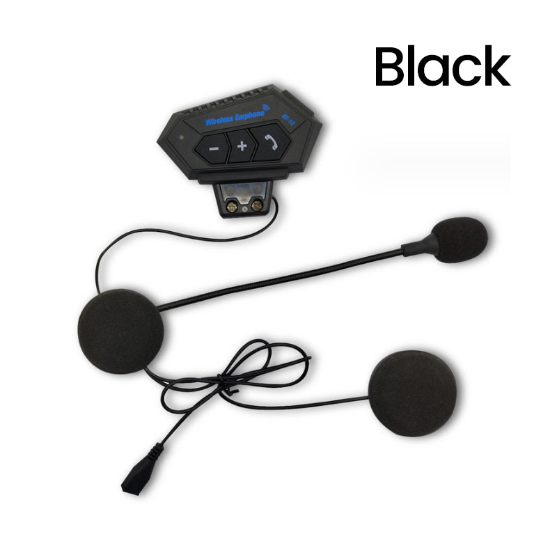 BT12 Motorcycle Helmet Bluetooth Headset – 32h Battery, Bluetooth 5.0 & Noise Cancellation