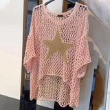 Jiah™ - Sternen Stricktop für Damen | Elegantes Strickoberteil mit Sternen-Muster | Perfekt für Freizeit und Alltag