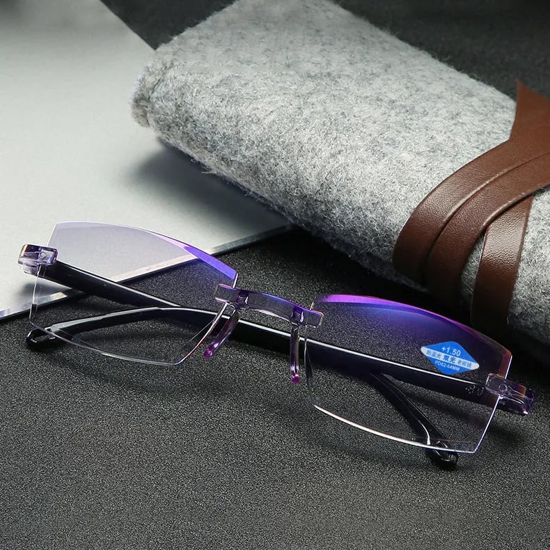 Gleitsichtbrille mit Blaulichtfilter und progressiven Gläsern