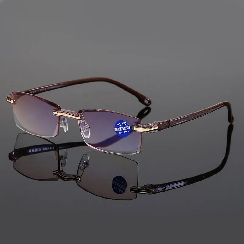 Gleitsichtbrille mit Blaulichtfilter und progressiven Gläsern
