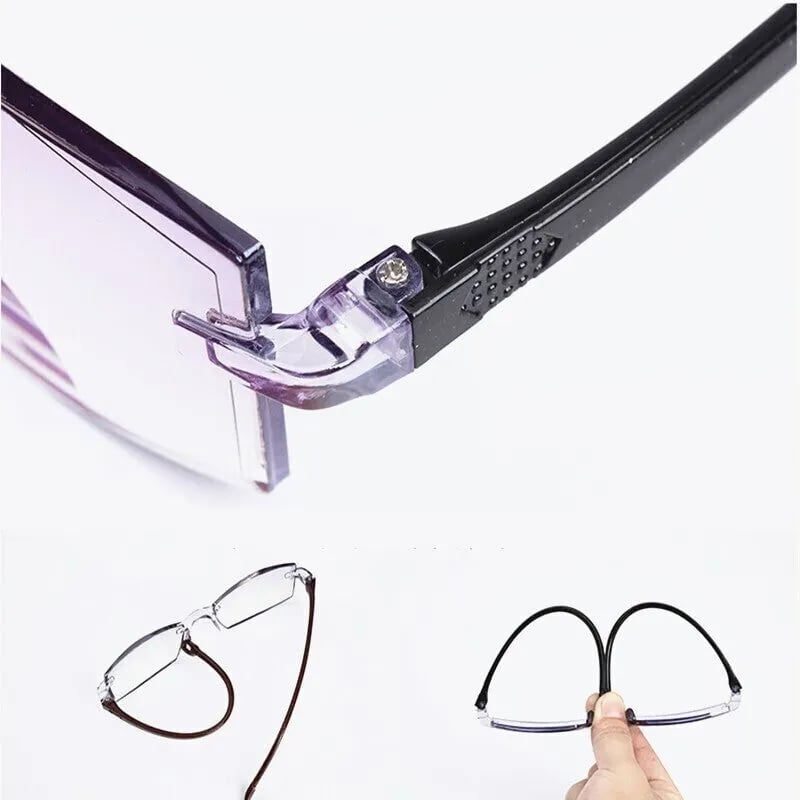 Gleitsichtbrille mit Blaulichtfilter und progressiven Gläsern