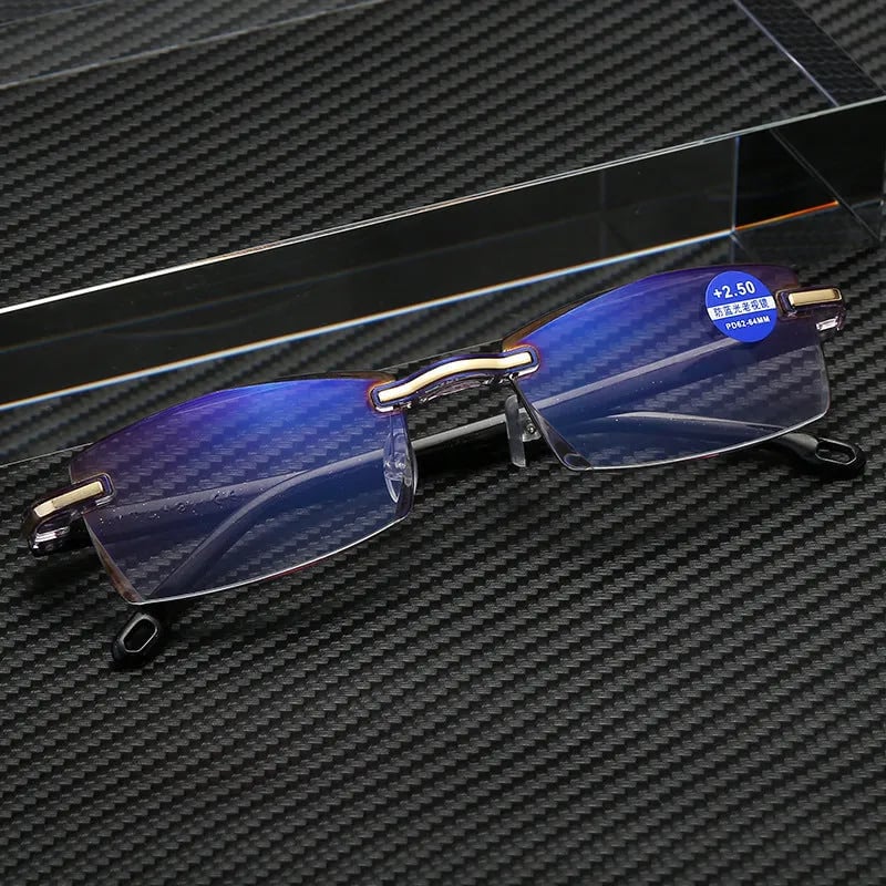Gleitsichtbrille mit Blaulichtfilter und progressiven Gläsern