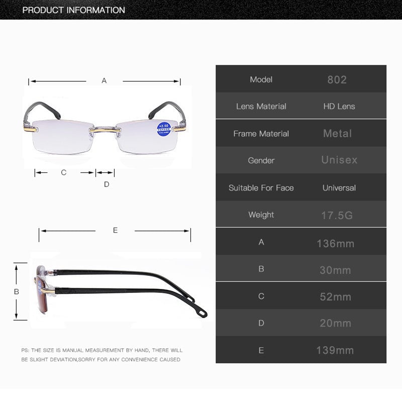 VisionPlus – Multifocal Anti-Blue-Light Reading Glasses