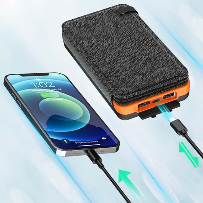 SunCore Solar Powerbank – 4 Panels, 3 USB Outputs