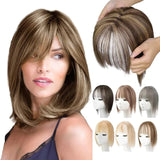 BowLift | Natural Hairpiece with Bangs for Women