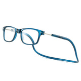Magnetic Reading Glasses – Blue Light Filter, +1.0 to +4.0 Diopter & Neck Cord
