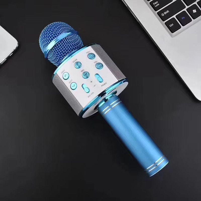 Wireless Karaoke Microphone – Bluetooth, 5W Stereo Speaker & 1200mAh Battery