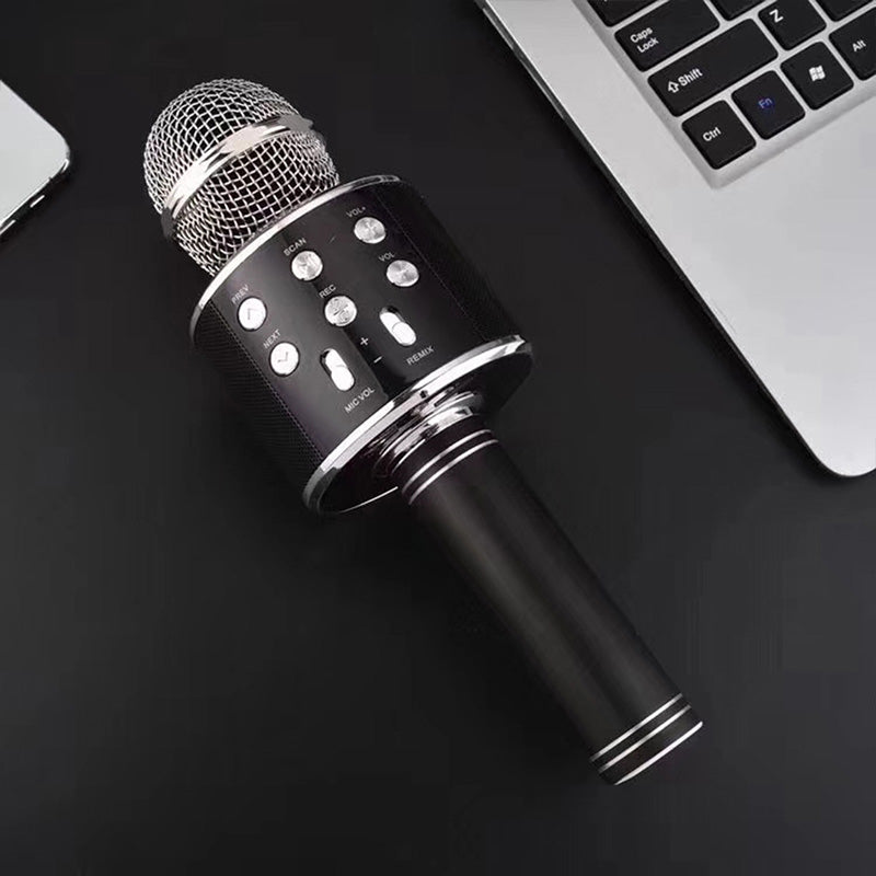 Wireless Karaoke Microphone – Bluetooth, 5W Stereo Speaker & 1200mAh Battery