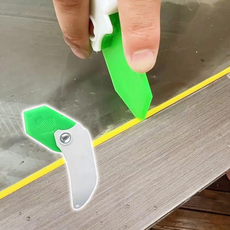 9-in-1 Caulking Finishing Tool – Foldable ABS, Silicone Sealant Scraper & 9 Edge Sizes