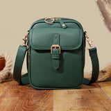 Vintage Mini Umhängetasche mit RFID-Schutz – Stilvolle und Sichere Crossbody-Tasche für Damen