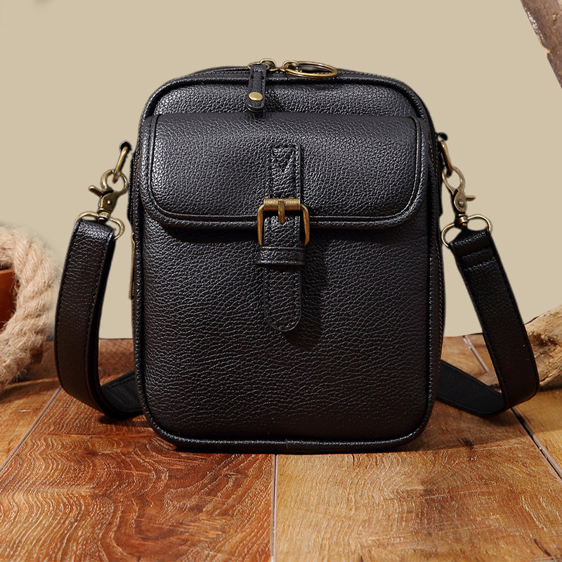Vintage Mini Umhängetasche mit RFID-Schutz – Stilvolle und Sichere Crossbody-Tasche für Damen