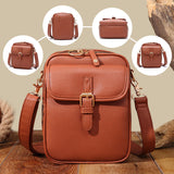 Vintage Mini Umhängetasche mit RFID-Schutz – Stilvolle und Sichere Crossbody-Tasche für Damen