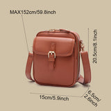 Vintage Mini Umhängetasche mit RFID-Schutz – Stilvolle und Sichere Crossbody-Tasche für Damen