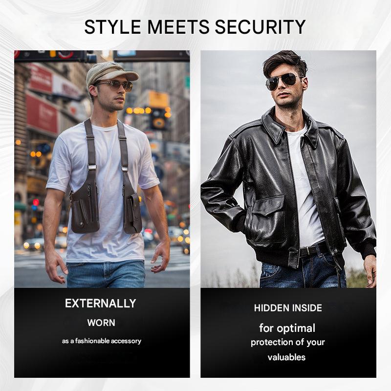 Theft-Proof Men's Crossbody Bag – ShadowCarry Pro
